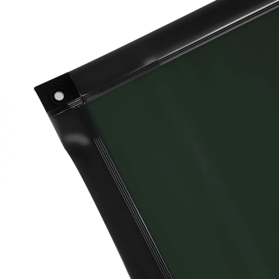 VEVOR Welding Screen with Frame, 3-Panel 6 x 8 FT Welding Curtain Screen, Flame-Resistant Vinyl Safety Protection Screens with 12 Wheels & 6-Level UV Protection for Workshop/Industrial Use, Dark Green