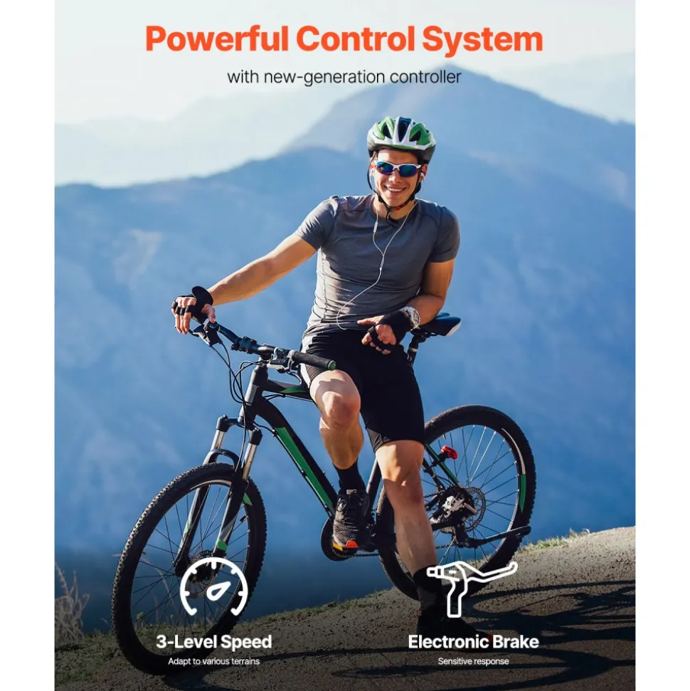 VEVOR 450W Electric Brushed DC Motor Kit - 36V 3000rpm Motor with Upgraded Speed Controller and Thumb Throttle Kit for Go Karts E-Bike Motorcycle Scooter