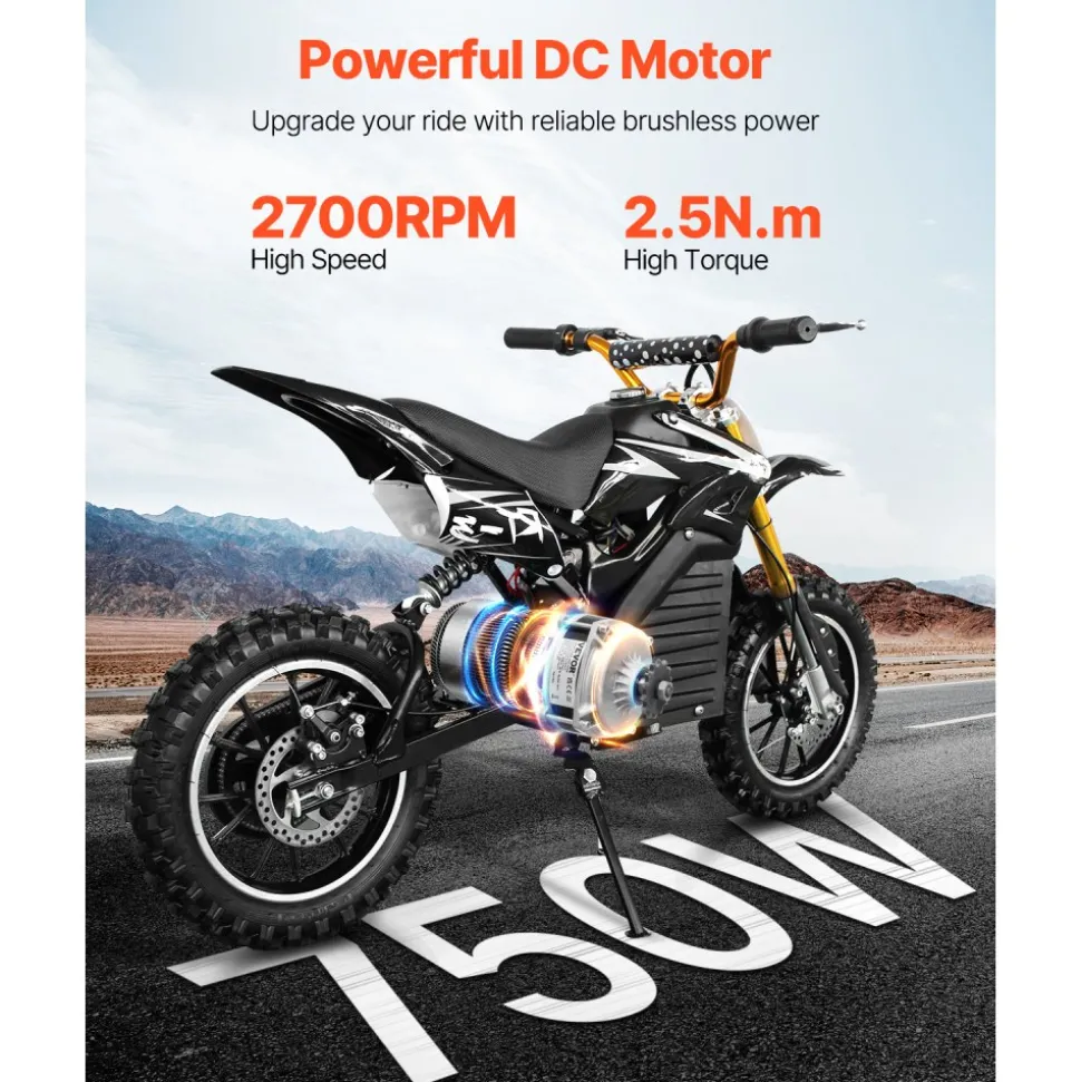 VEVOR 750W Electric Brushless DC Motor Kit - 48V 2700rpm Motor with Upgraded Speed Controller for Go Karts E-Bike Motorcycle Scooter