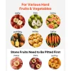 VEVOR 1100W Electric Fruit Apple Crusher, SUS304 Freestanding Crushing Machine, Grinds Whole Apples Up to 3.15" Dia, 164 KG/H Capacity, Cider Press for Apples, Pears, Pineapple, Guava, Carrot, Potato