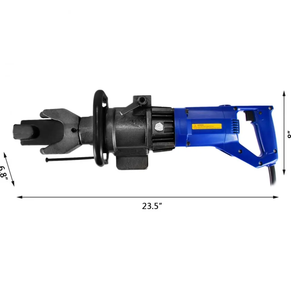 VEVOR 900W Electric Rebar Bender 5/8Inch 16mm Hydraulic Electric Hand Held Rebar Bender Machine for Bending Steel Rope