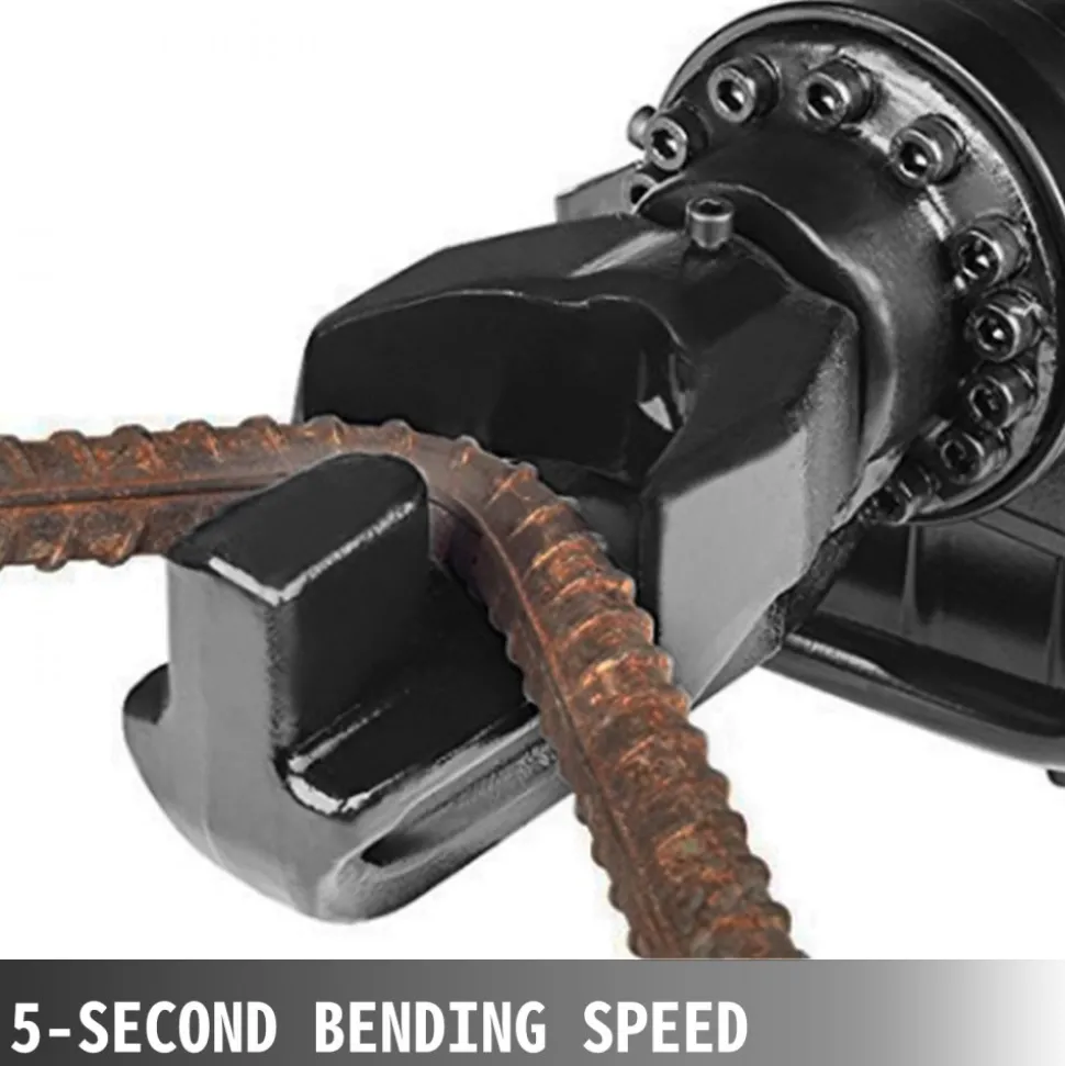 VEVOR 900W Electric Rebar Bender 5/8Inch 16mm Hydraulic Electric Hand Held Rebar Bender Machine for Bending Steel Rope