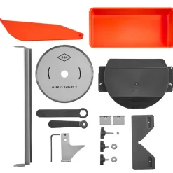 VEVOR Wet Tile Saw, 7-inch 65Mn Steel Blade, 3500 RPM Induction Motor, Tile Cutter Wet Saw with Water Reservoir, 0-45 Degrees Miter Angle for Cutting Tiles and Stones, for DIY Enthusiasts