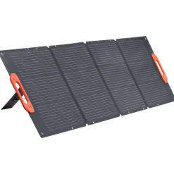 VEVOR 150W Foldable Monocrystalline Solar Panel, 23% Efficiency Portable ETFE Mono Solar Panel Charger with MC4 Output, Type-C, QC3.0 USB & DC Ports, IP67 Waterproof for Power Stations Camping Hiking