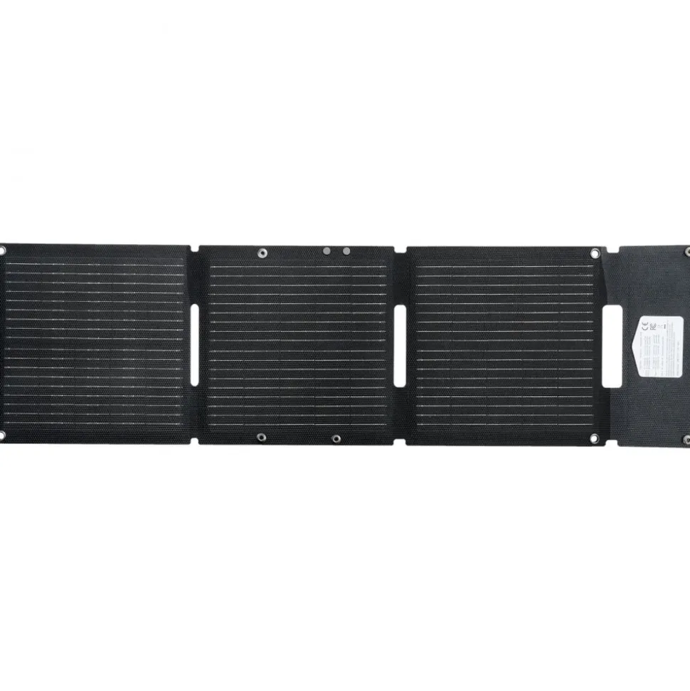 VEVOR 30W Foldable Solar Panel Charger, 16BB N-Type Monocrystalline Solar Panel 24% Efficiency, Ultra-Light Portable with USB-A, USB-A (QC3.0) & Type-C Ports for Camping, Backpacking, Phones, Tablets