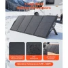 VEVOR 200W Foldable Solar Panel, 24% High-Efficiency Portable Monocrystalline Solar Panel Charger with MC4 Output, USB-A, Type-C & DC Ports, IP67 Waterproof for Power Stations, Camping, Hiking Trips