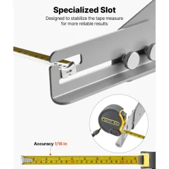 VEVOR Wheel Alignment Tool, 2 PCS Carbon Steel Heavy Duty Toe & Camber Alignment Plates with Digital Angle Finder, 2 Measuring Tapes, Accurate Automotive Wheel Tools for Home Use, Fits Car Truck SUV