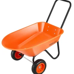 VEVOR Wheelbarrow Cart, 5 Cu. Ft. Load & 397 lbs Capacity, 2 Wheels Garden Dump Cart, Garden Wagon with Handle & 10