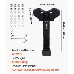 VEVOR Wheel Bearing Hub Removal Tool Kit, Compatible with All Axle Bolt Hubs 5, 6, 8 Lug Hubs Buster Puller, Universal Wheel Hub Shocker, Wheel Hub Buster Tool with Nuts & Washers for Sedan SUV Truck