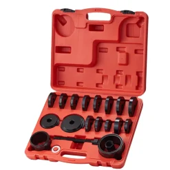 VEVOR Wheel Bearing Press Kit, 23 PCS FWD Bearing Puller Tools, for Front Wheel Drive Bearing Removal and Installation, Wheel Bearing Tool with Sliding Screw, Bushings, Sleeve Plates, Storage Case