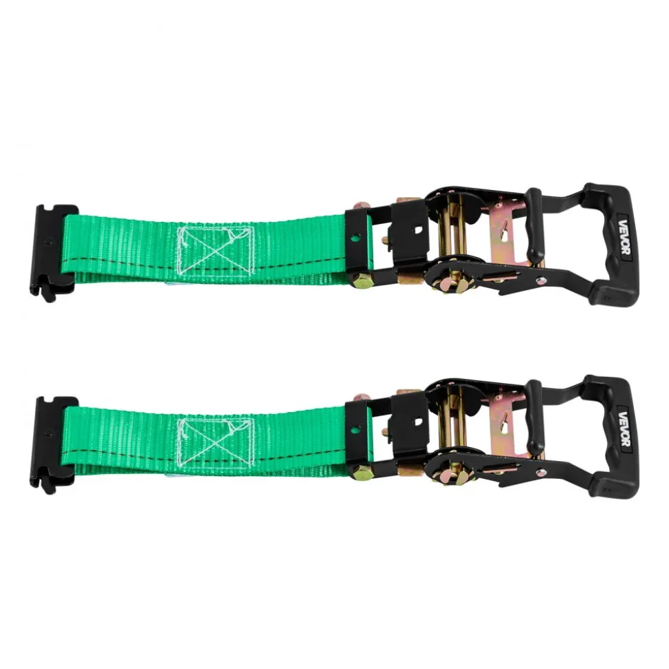 VEVOR Wheel Chock Tie-Down Kit, Chock-Style Trailer Tie Down Strap, Car Tie Down Kit with Buckle, Break Strength 4380 lbs & Working Load 1460 lbs Motorcycle Tie-Down System for ATVs, UTVs & Trailers