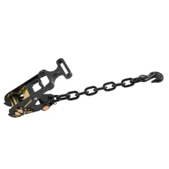 VEVOR Wheel Chock Tie-Down Kit, Deck-Style Trailer Tie Down Strap, Car Tie Down Kit with J-Hook, Break Strength 10009 lbs & Working Load 3333 lbs Motorcycle Tie-Down System for SUVs, Trailers, Trucks