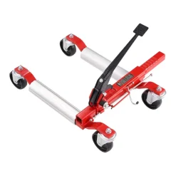 VEVOR Wheel Dolly, Max Capacity 1500 Lbs Car Dolly, Car Jack Dolly Lifter with 360° Rotatable Wheels, Heavy Duty Vehicle Positioning Ratchet Tire Jack, for Vehicle Car Auto Repair Moving, Set of 4