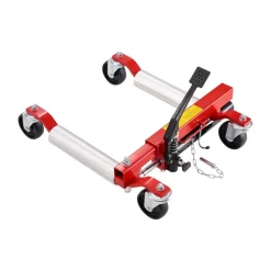 VEVOR Wheel Dolly, Max Capacity 1500 Lbs Car Dolly, Car Jack Dolly Lifter with 360° Rotatable Wheels, Heavy Duty Vehicle Positioning Hydraulic Tire Jack, for Vehicle Car Auto Repair Moving, Set of 4