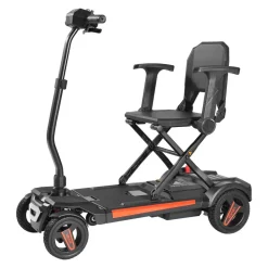 VEVOR 4-Wheel Electric Mobility Scooter for Adults & Seniors, Integrated Foldable Mobility Scooter with 9.3 Miles Long Range, All Terrain Travel Wheelchair with 9° Climbing Capacity & 265LBS Loading