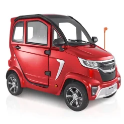 VEVOR 4-Wheel Enclosed Mobility Scooter for Seniors Adults, 660lbs Capacity, 3-Seater 2000W Electric Recreational Mobility Scooter 45 Miles Long Range, Remote Unlock, All-Terrain for Touring Shopping