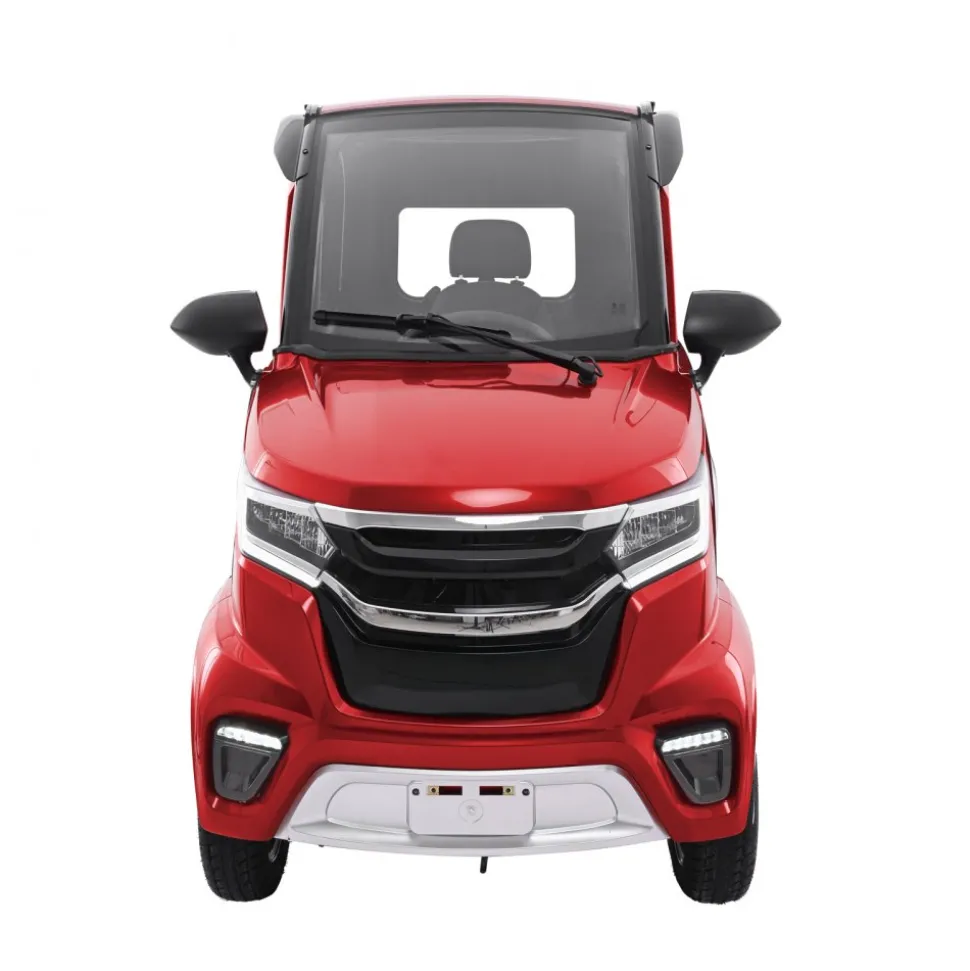 VEVOR 4-Wheel Enclosed Mobility Scooter for Seniors Adults, 660lbs Capacity, 3-Seater 2000W Electric Recreational Mobility Scooter 45 Miles Long Range, Remote Unlock, All-Terrain for Touring Shopping