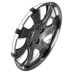VEVOR Wheel Rim Cover Hubcaps, 16 in Diameter, Sturdy & Durable Scratch-Resistant Hubcap with Snap & Valve Nozzle Hole, ABS & PC Hubcap with High Rigidity & Less Wind Drag, Fits for All Weather Use