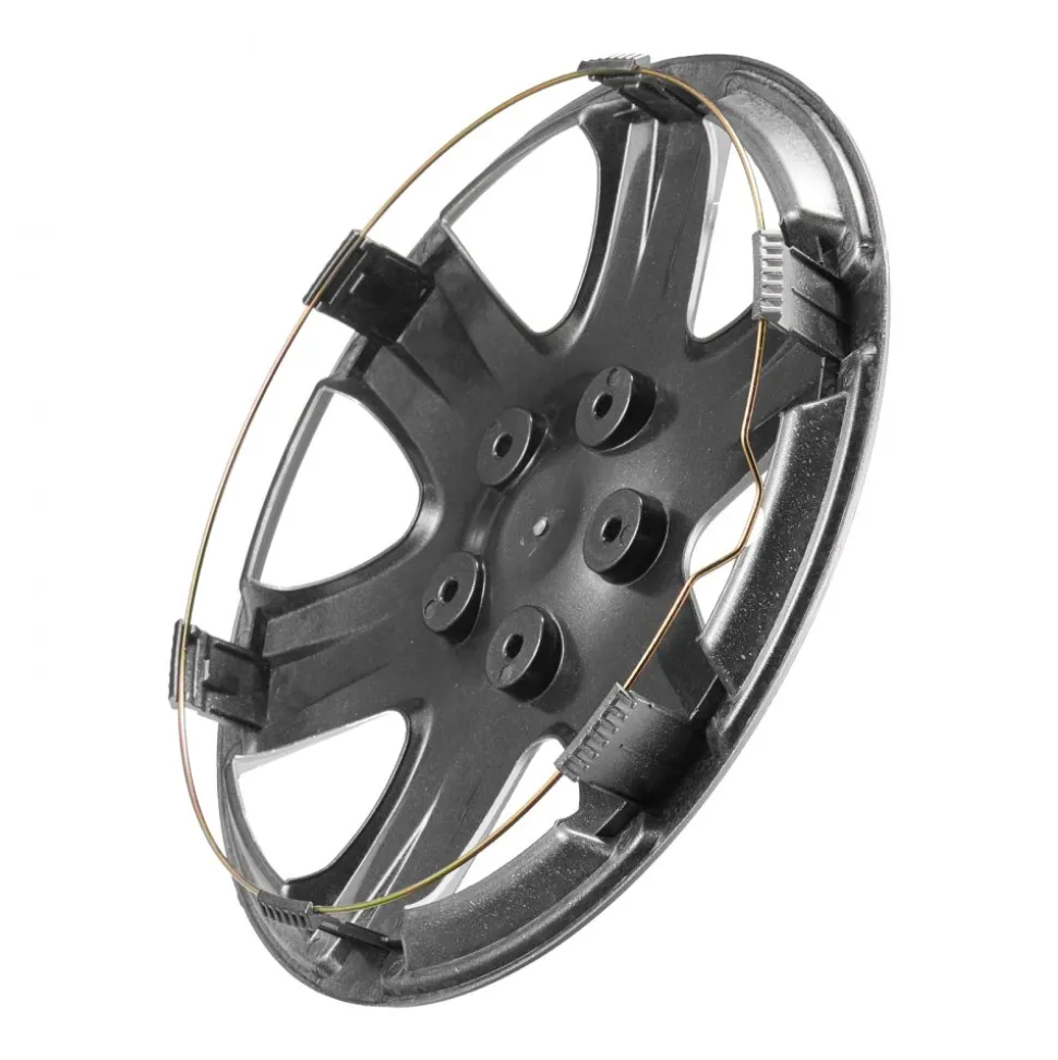 VEVOR Wheel Rim Cover Hubcaps, 15 in Diameter, Sturdy & Durable Scratch-Resistant Hubcap with Snap & Valve Nozzle Hole, ABS & PC Hubcap with High Rigidity & Less Wind Drag, Fits for All Weather Use