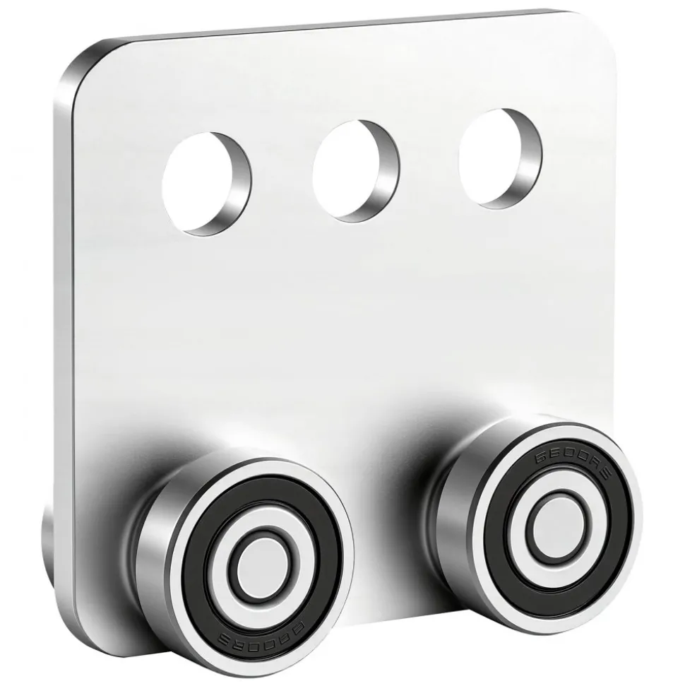 VEVOR 4 Wheel Trolley Assembly Rollers, 4 Pcs 1100 lbs Load, Dual Bearing Trolley Assembly for 1-5/8" Wide and All 1-5/8" or Taller Strut Channel, Heavy Duty Sliding Track System for Warehouse Garage