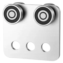 VEVOR 4 Wheel Trolley Assembly Rollers, 4 Pcs 1100 lbs Load, Dual Bearing Trolley Assembly for 1-5/8