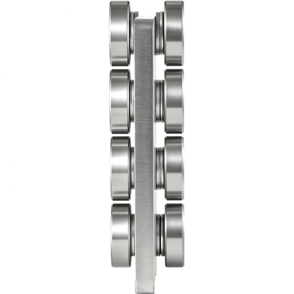 VEVOR 8 Wheel Trolley Assembly Rollers, 4 Pcs 3000 lbs Load, Dual Bearing Trolley Assembly for 1-5/8" Wide and All 1-5/8" or Taller Strut Channel, Heavy Duty Sliding Track System for Warehouse Garage