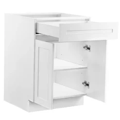 VEVOR White Shaker Base Cabinet, 30-Inch Unassembled Sink Base Cabinet, 30
