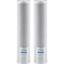 VEVOR Whole House Water Filter Replacement Cartridge, 4.5" x 20" Iron & Manganese Reducing Replacement Filter for 3-Stage Whole Home Water Filtration System, Reduce Chlorine, Bad Taste, Odor
