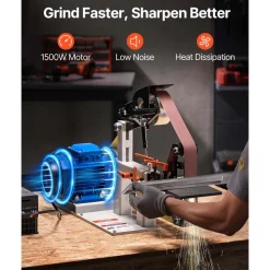 VEVOR 1500W 2HP Belt Sander Grinder, 2
