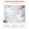 VEVOR Wide Format Paper, 24 in x 150 ft Plotter Paper, 4 Rolls CAD Bond Rolls with 2 in Core, 20 LB Bond Paper Rolls, Idea for CAD Drawings, Engineering Plans, GIS Maps & Architectural Designs