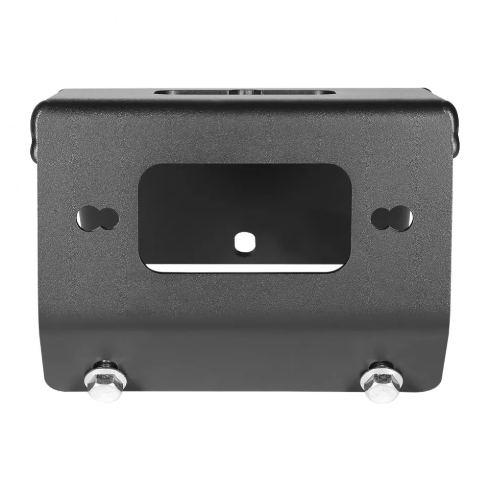 VEVOR Winch Mount, Winch Capacity of 2000-3600 lbs, Trailer Hitch Winch Mount for Select Honda Foreman and Rancher Rubicon Models (2014-2021), 2 Mounting Hole Design, Powder Coated Steel, Black