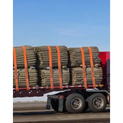 VEVOR Winch Straps, 4 in x 30 ft Truck Straps with Flat Hook, 10 Pack Heavy Duty Trailer Straps with 18000 lbs Break Strength, Cargo Tie-Down Straps, for Flatbeds, Trucks, Trailers, Farms & Rescues
