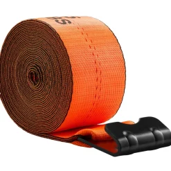 VEVOR Winch Straps, 4 in x 30 ft Truck Straps with Flat Hook, 10 Pack Heavy Duty Trailer Straps with 18000 lbs Break Strength, Cargo Tie-Down Straps, for Flatbeds, Trucks, Trailers, Farms & Rescues