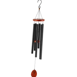 VEVOR Wind Chimes for Outside, 58 in, Deep Tone Wind Chimes with 6 Tubes, Unique Large Memorial Wind Chimes for Anniversary, Amazing Outdoor Decor for Your Patio, Porch, Garden and Backyard, Black