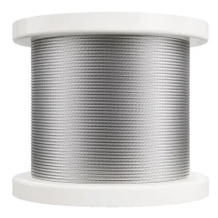 VEVOR Wire Rope Kit, 1/8" 600 ft 316 Stainless Steel Cable with Cutter and Gloves, 1600 lbs Breaking Strength, 7x7 Strands Construction Marine Aircraft Grade for Handrail Stair Decking Fence Outdoors