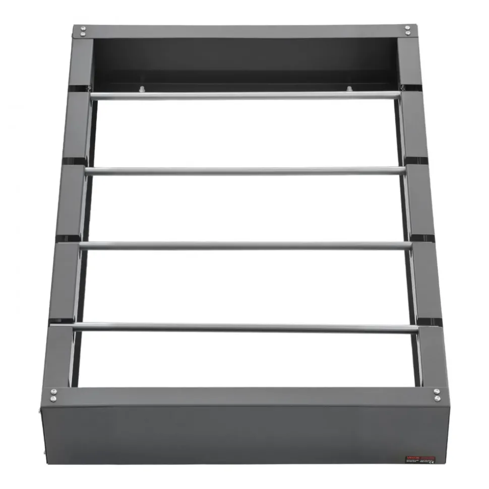 VEVOR Wire Spool Rack, 4 Adjustable Rods, Cold-Rolled Steel Wire Spool Holder Wall Mounted for Multi-Spools, Wiring Storage, 150 lbs Capacity Cable Dispenser, for Electrical Industrial Retail Use