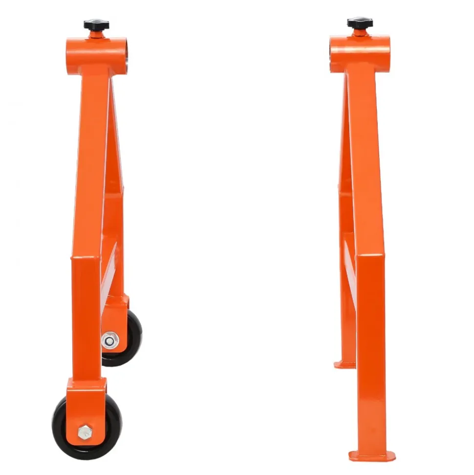 VEVOR Wire Spool Rack, 220 lbs Load Capacity, Portable Cable Caddy, Moveable Wire Rack with Wheels, Spool Holder, Up to 29.9 in Diameter, for Electrical Industrial and Retail Use, Working Efficiency