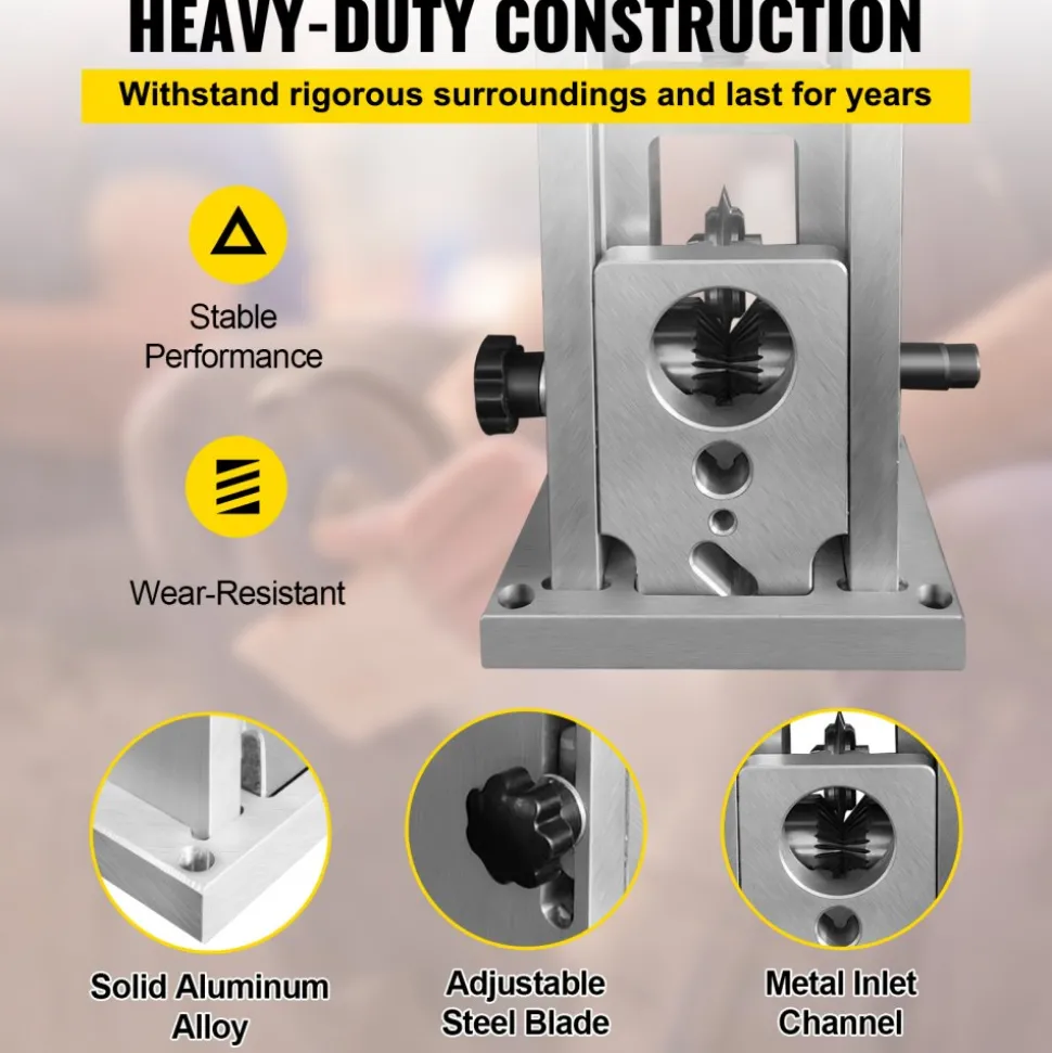 VEVOR Wire Stripping Machine, 0.06-1.57 inches Drill Powered, Manual Copper Stripper w Heat Treated Steel Ultra Long Lasting Blade, Compact & Portable for Scrap Cable Peeling Recycling