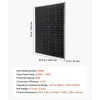VEVOR 200W Monocrystalline Solar Panel, 23% High-Efficiency Mono PV Module with Stable MC4 Output & Aluminum Frame, IP65 Waterproof Solar Panel for Car Boat RV Flat Rooftop Off-Grid Applications