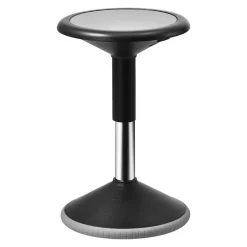 VEVOR Wobble Chair, Height-Adjustable (15.7-21.7") Active Chair, Flexible Seating Wobble Stool Made of PVC+ABS Improves Focus & Posture, Ideal for Schools, Office and Home, Age 12-18, Black