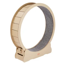 VEVOR Wooden Cat Exercise Wheel, 52