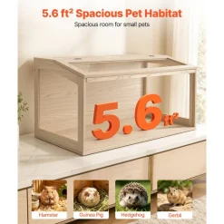 VEVOR Wooden Hamster Cage 23.8