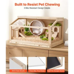 VEVOR Wooden Hamster Cage 39.4