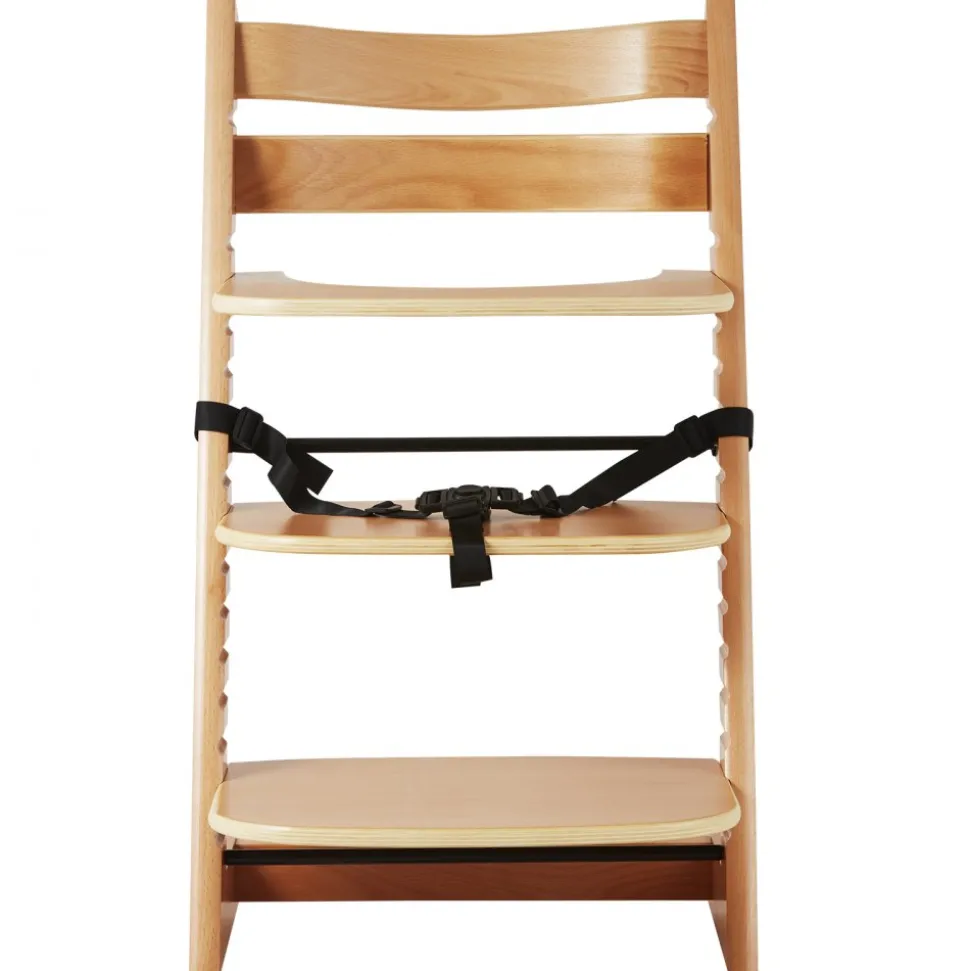 VEVOR Wooden High Chair for Babies & Toddlers, Convertible Adjustable Feeding Chair, Eat & Grow High Chair with Tray, Grow with Kid Portable Baby Dining Booster Seat, Beech Wood Toddler Chair, Natural
