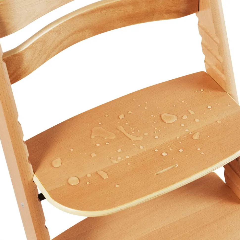 VEVOR Wooden High Chair for Babies & Toddlers, Convertible Adjustable Feeding Chair, Eat & Grow High Chair with Tray, Grow with Kid Portable Baby Dining Booster Seat, Beech Wood Toddler Chair, Natural
