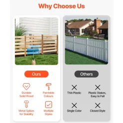 VEVOR Wood Privacy Fence, 38