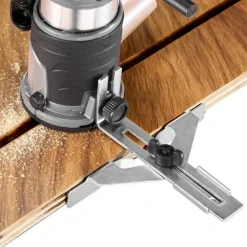VEVOR Wood Router, 1 HP 710W, Variable Speed Palm Router Tool with 1/4 in Collet, Compact Edge Wood Trimmer with Fixed, Plunge & Tilt Base, Soft Start, for Woodworking, Trimming, DIY Projects, Corded