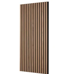 VEVOR Wood Slat Acoustic Panels, 23.6 x 47.2 inch, MDF Accent Wooden Wall Panels for Modern Interior Wall, Faux Wood Wall Board Panels for Stylish Decor and Noise Reduction, Walnut