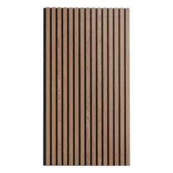 VEVOR Wood Slat Acoustic Panels, 7.9 x 94.5 inch, MDF Accent Wooden Wall Panels for Modern Interior Wall Decor, Faux Wood Wall Board Panels for Noise Reduction, Silver Wood