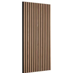 VEVOR Wood Slat Acoustic Panels, 7.9 x 94.5 inch, MDF Accent Wooden Wall Panels for Modern Interior Wall Decor, Faux Wood Wall Board Panels for Noise Reduction, Silver Wood